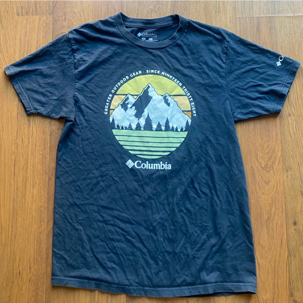Medium Dark Blue Columbia T-Shirt
